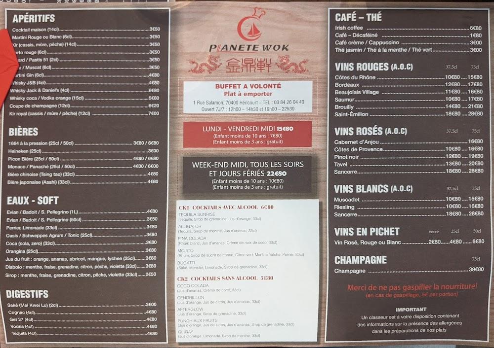 Planète Wok - Menu Image 2