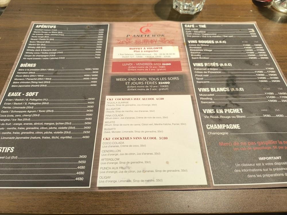 Planète Wok - Menu Image 4